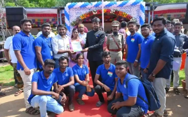 Best Social Service Award (2023)                                         by then Erode District Collector- Mr.Raja Gopal Sunkara, IAS